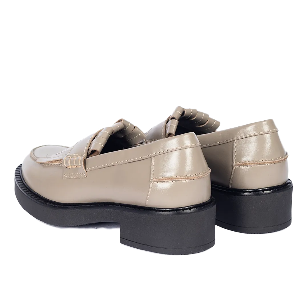 Chunky Penny loafer with fringe