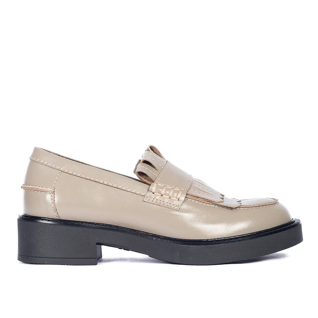 Chunky Penny loafer with fringe