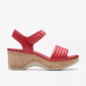 Clarks Women's Chelseah Gem Red Leather 26177066