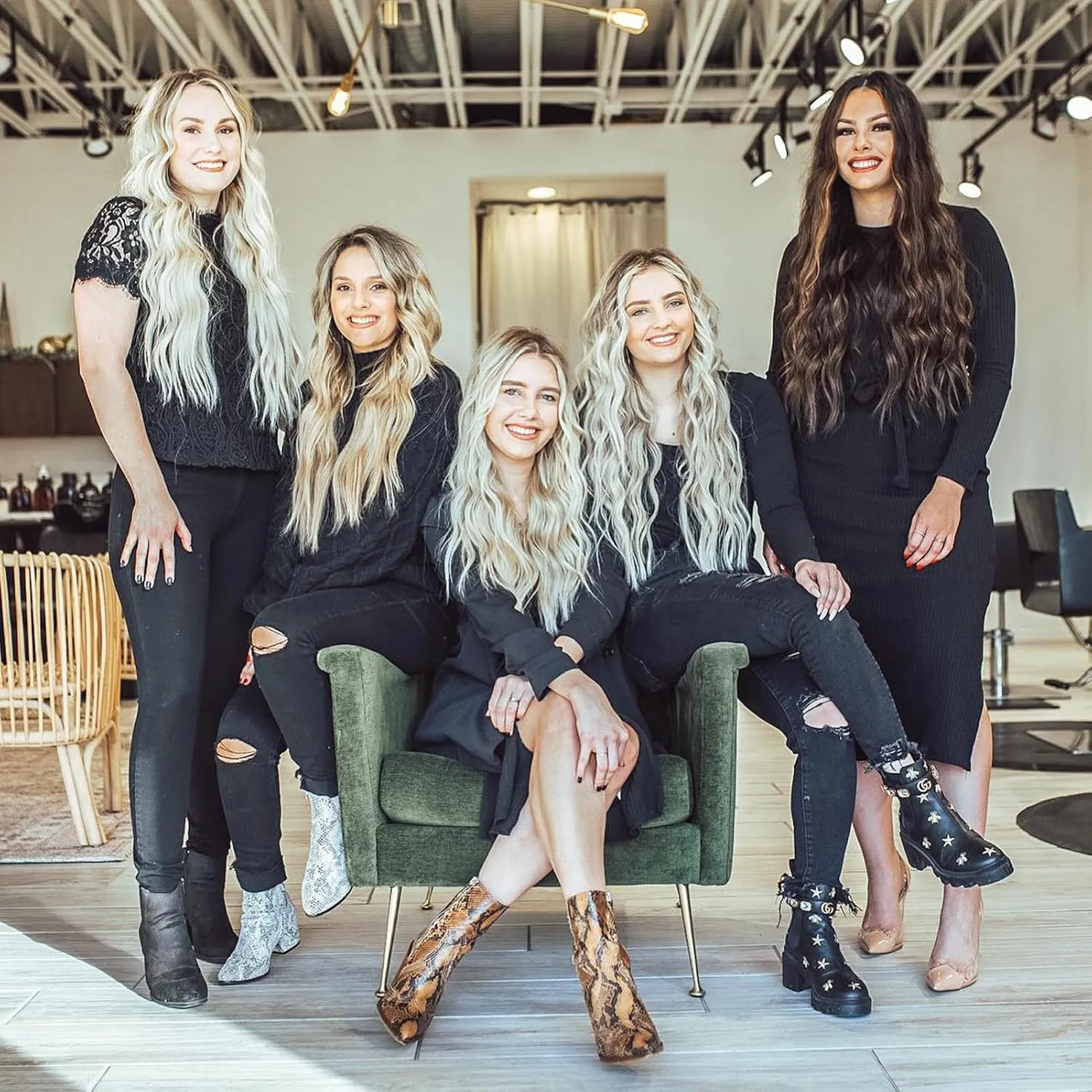 Clip in Hair Extensions Real Human Hair - 120g 20 Inch 7pcs, Dirty Blonde to Bleach Blonde Highlight - Soft Remy Hair Extensions Real Human Hair Clip ins for Women (20 Inch)