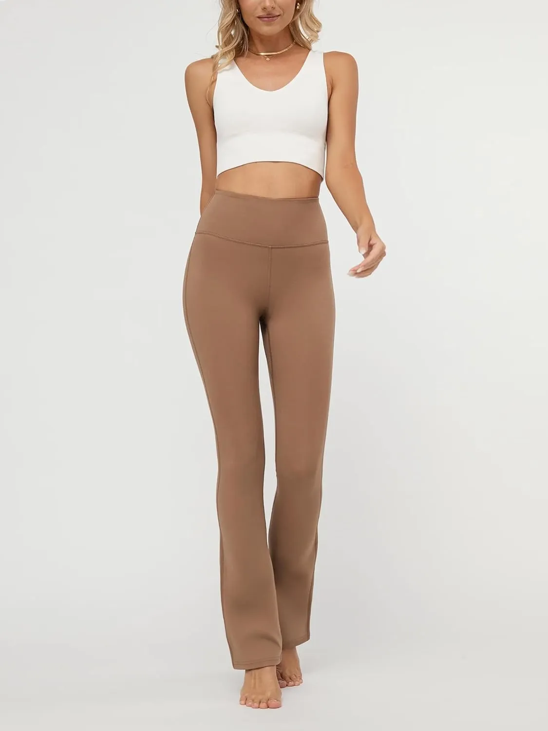 Conceited Leggings for Women - High Rise Active Tummy Control - Soft Sueded Adaptive Compression (Available in Plus Size)