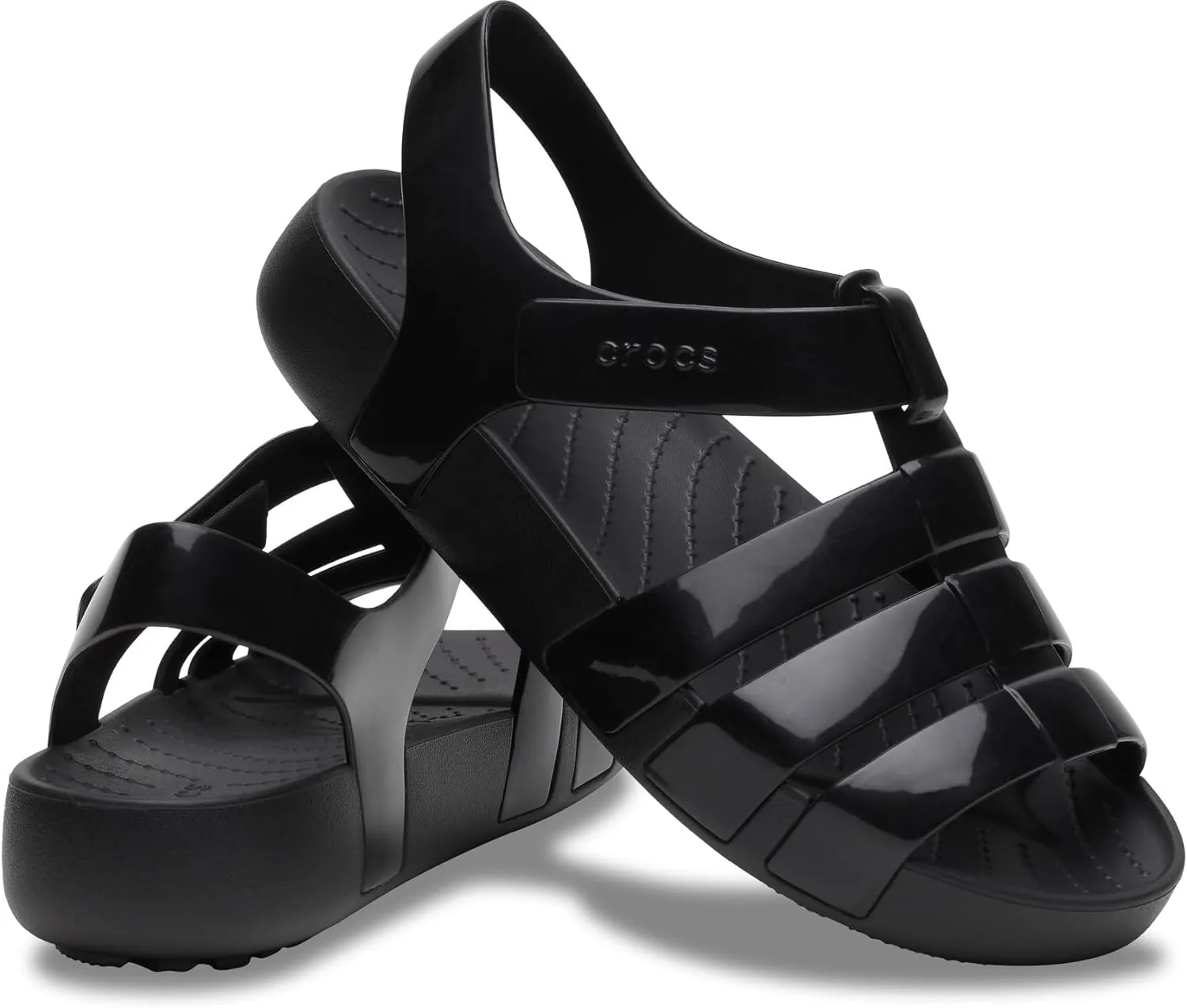 Crocs Unisex-Child Isabella Glitter Sandal (Little Big Kids)