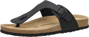 CUSHIONAIRE Men's Leah Cork footbed Sandal with  Comfort