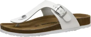 CUSHIONAIRE Men's Leah Cork footbed Sandal with  Comfort