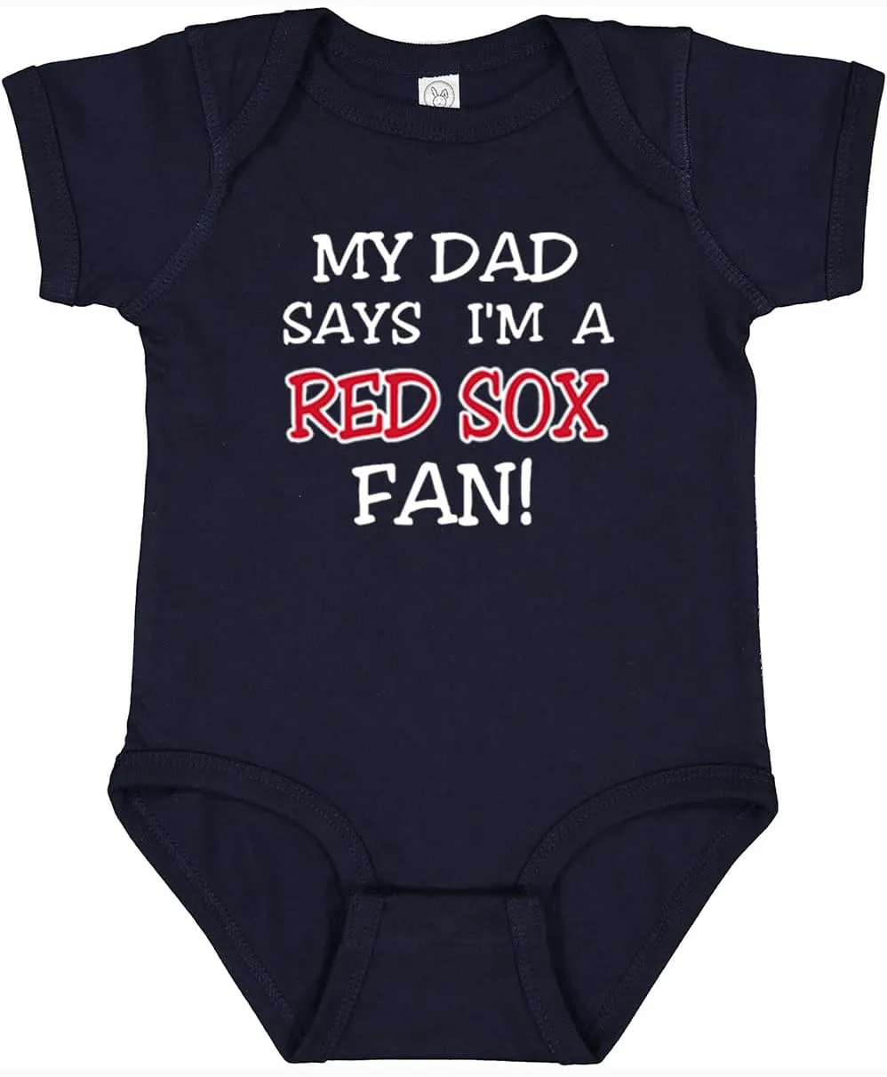 Cute My Dad Says I am a Baseball Fan Baby Bodysuit