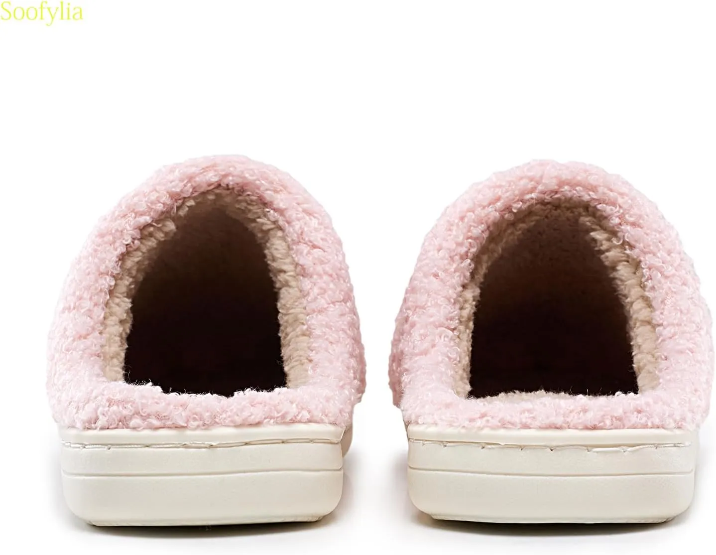 Cute Smile Face Slippers for Women and Men,Soft Plush Comfy Warm Couple Slip-On House Happy Face Slippers For Winter Indoor Outdoor Smile Slippers Non-slip Fuzzy Flat Slides