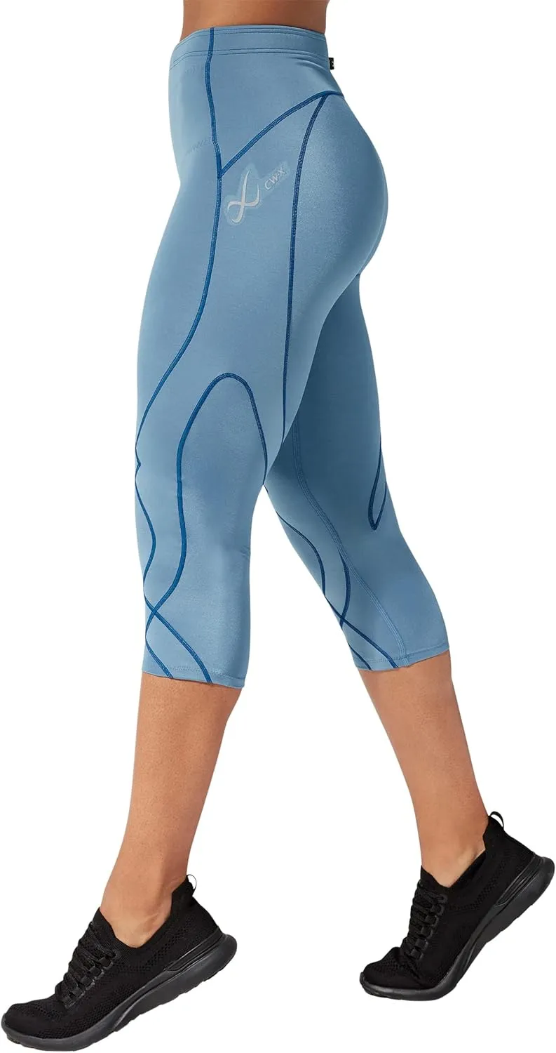 CW-X Women's Stabilyx Joint Support 3/4 Capri Compression Tight Pants