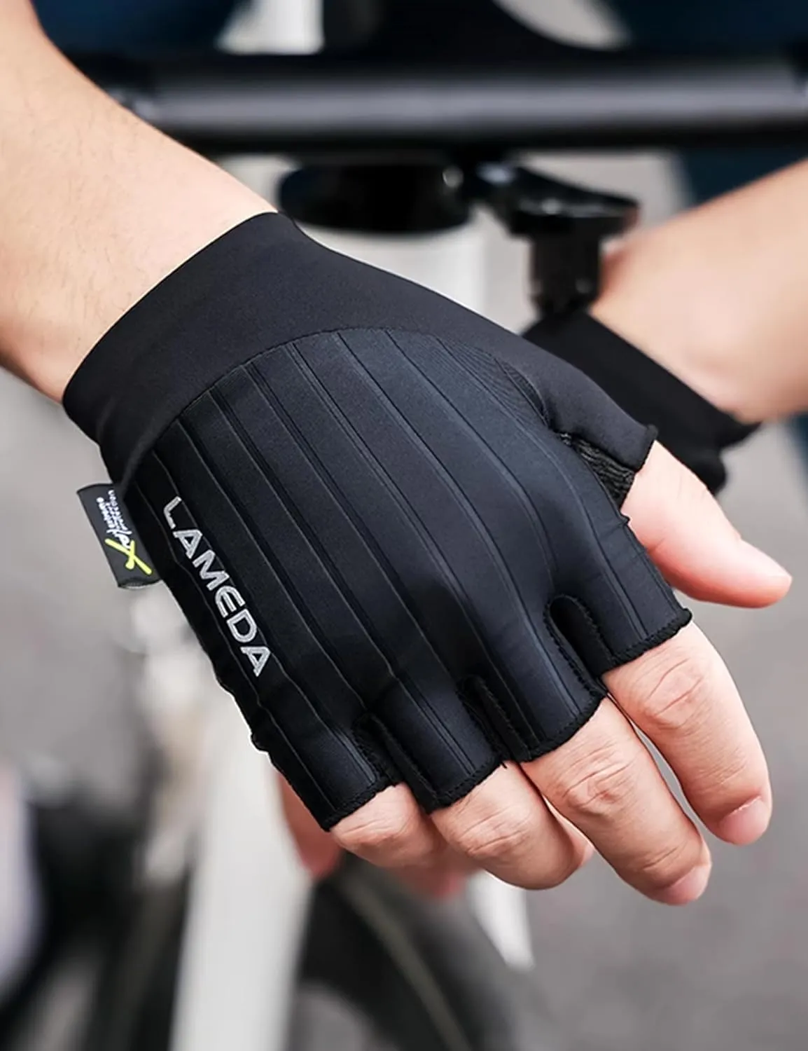 Cycling Gloves Men Women, XRD Shock-Absorbing Padded Bike Glove, Moisture-Wicking Bicycle Gloves Half Finger Road Biking