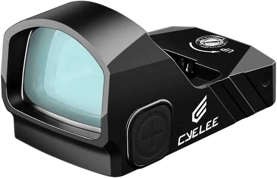 Cyelee WOLF2 for Astigmatism, Circle Dot Sight, Micro Red Dot Sight for RMR Footprint, 3MOA Dot and 64MOA Ring Reticle