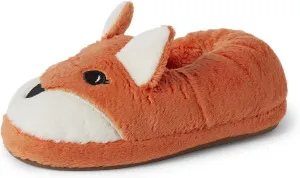 Dearfoams Toddler & Kids' Cute Shark, Cow, Unicorn, Dog, Dinosaur and Animal Critter Slippers