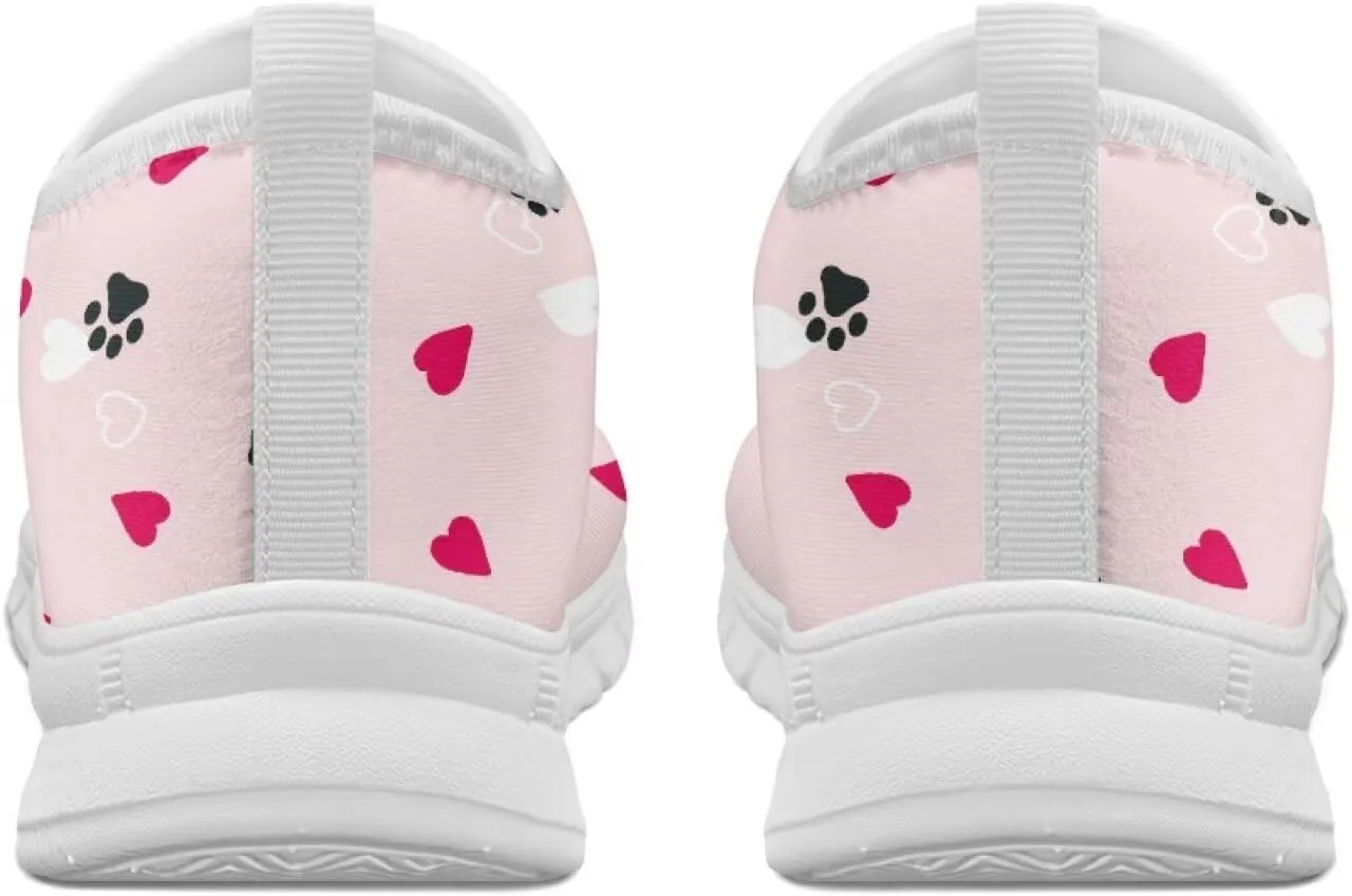 Doojoayie Shoes for Women Slip On Sneakers Novelty Holiday Couple Shoes Flat