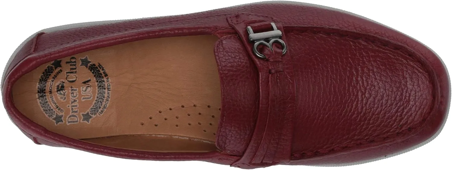 Driver Club USA Kids Boys/Girls Leather Driving Loafer with Rope Anchor Detail