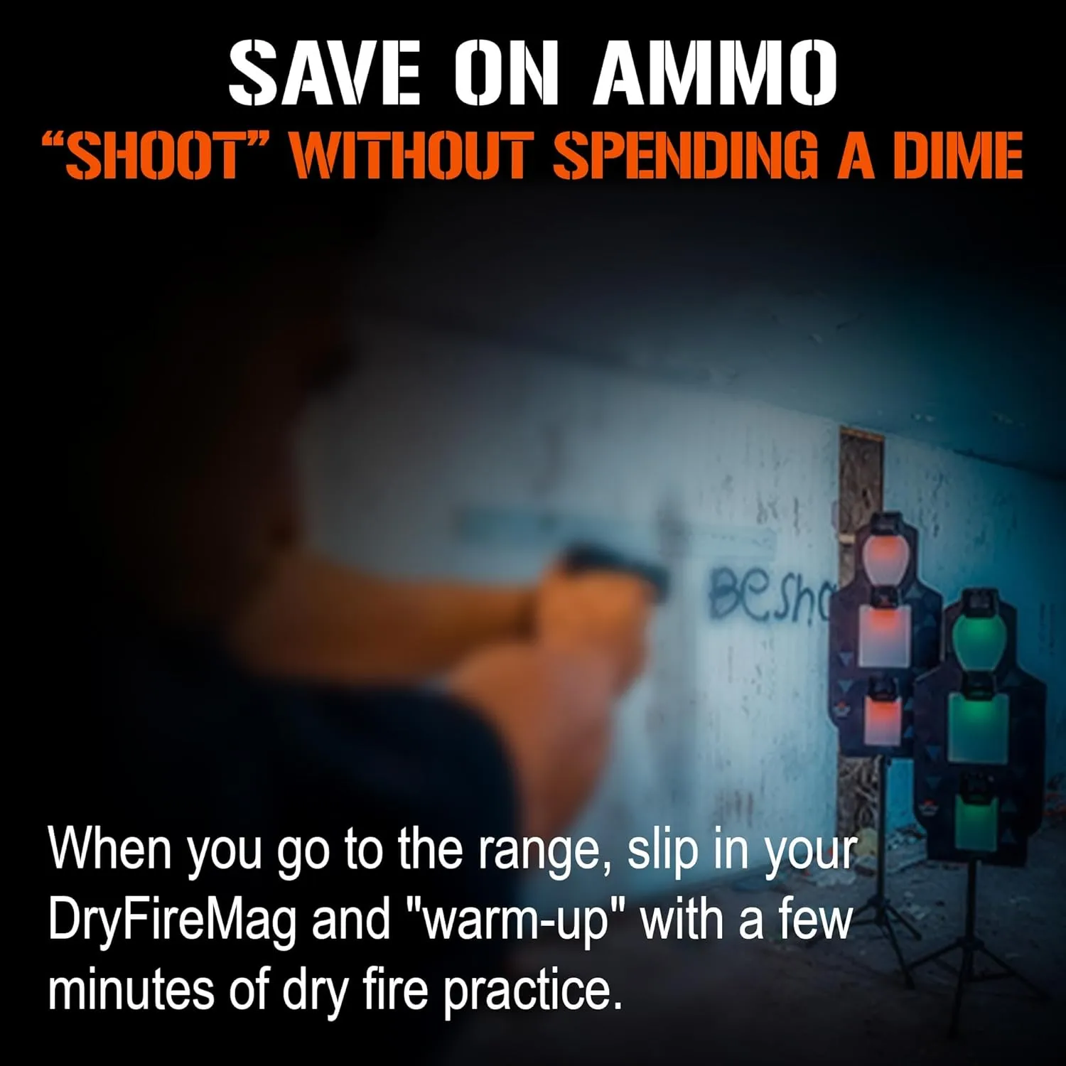 Dry Fire Training Compatible with G17, 19, 22, 23, 26, 27, 31, 32, 33, 34, 35, 37, 38, 39, 44, 45, 47, 49 - Magazine   Laser