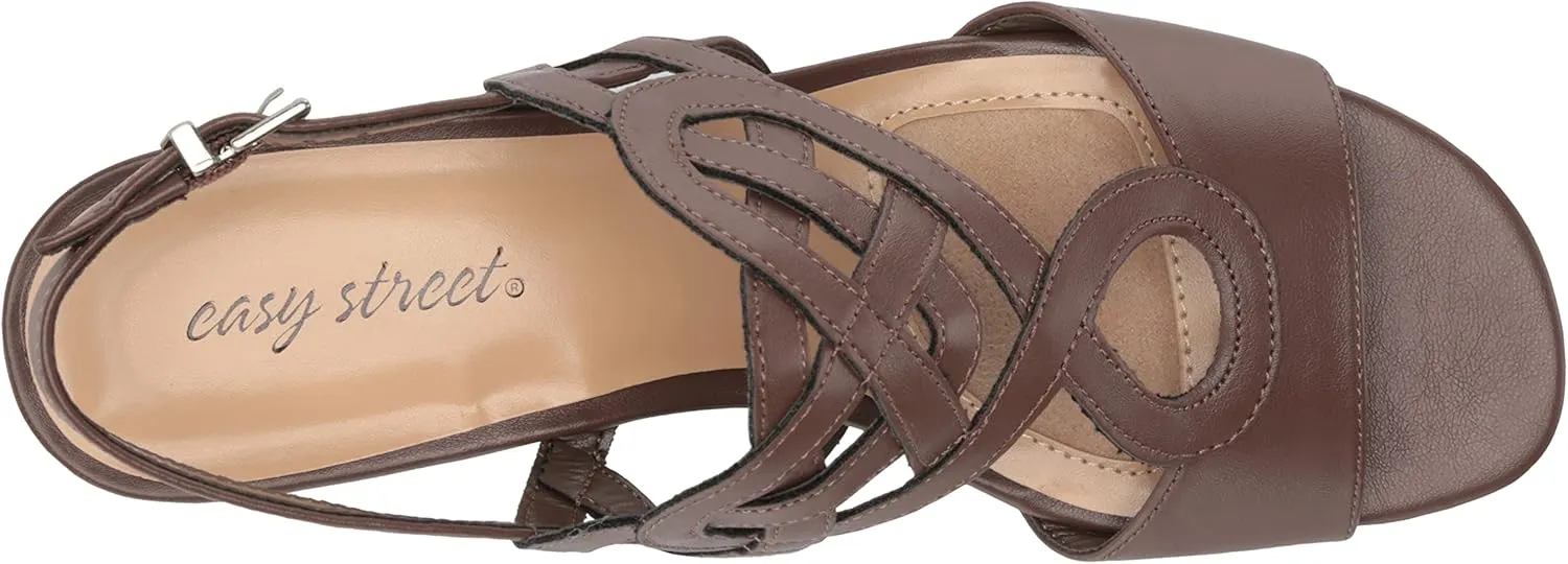 Easy Street Women's Catrin Block Heel Sandal Heeled