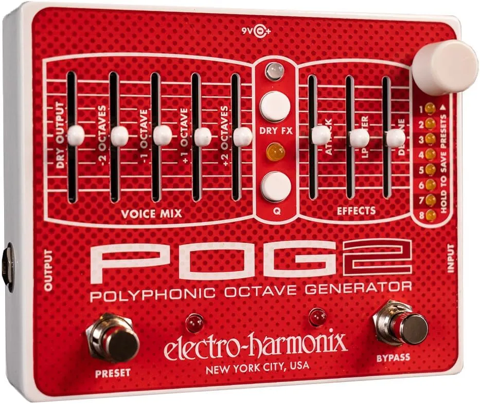 Electro-Harmonix POG2 Polyphonic Octave Generator Pedal