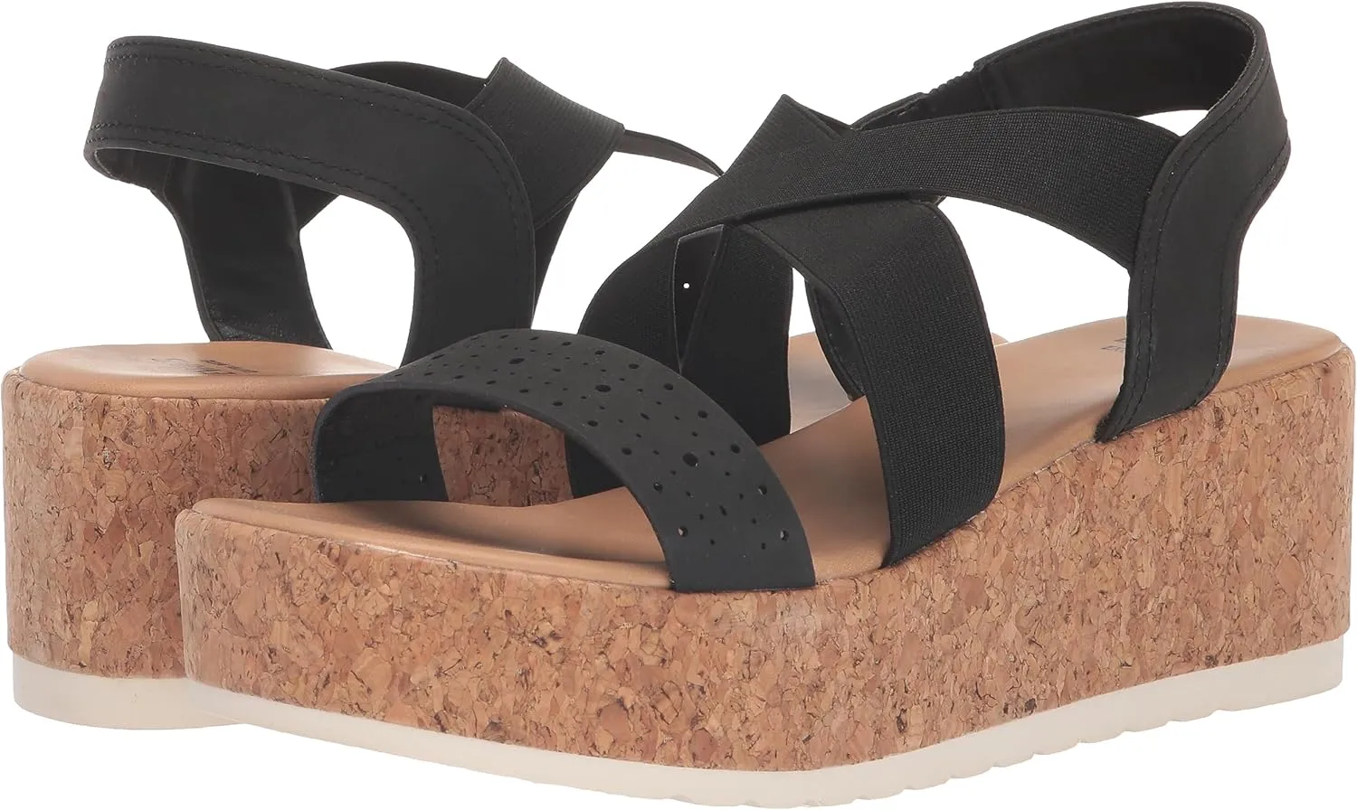 EVANS Women's Extra Wide Fit Phoebe Flatform