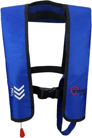 Eyson Inflatable Life Jacket Life Vest Basic Automatic/Manual (Blue Auto)