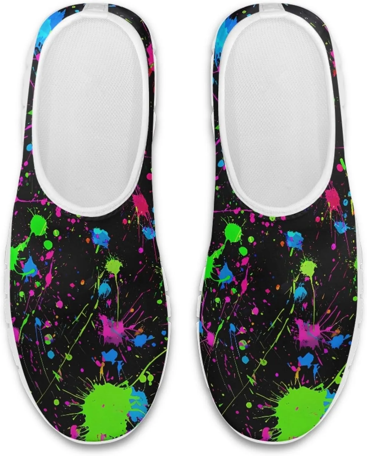 Fashion Design Walking Shoes for Women Comfort Slip on Casual Sneakers Size 5-10.5