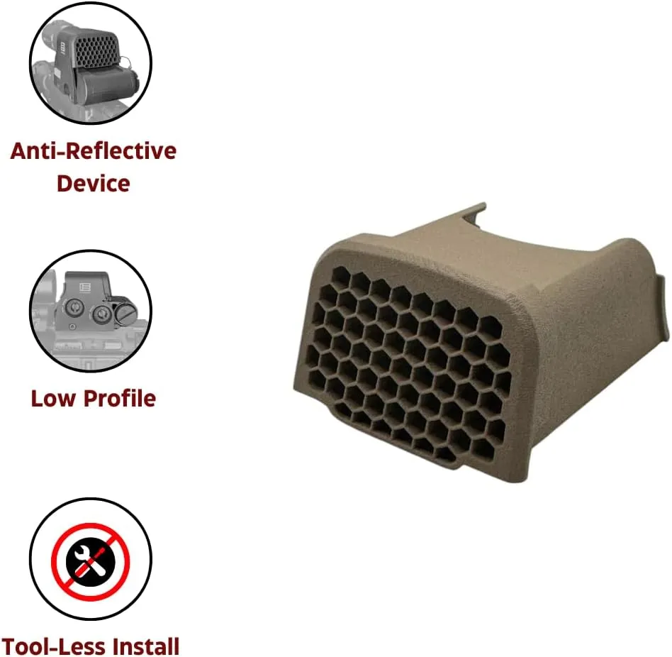 FDE XPS/EXPS Killflash Compatible for EOTech EXPS2 | XPS2/3 Optic | Hex Cover ARD Anti-Relective Device | G33 G43 G45 Magnifiers