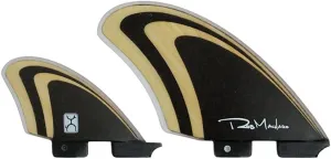 Firewire Machado Seaside Quad Fin Set - Double Tab (Fits FCS II Fin Box) | Bamboo/Black