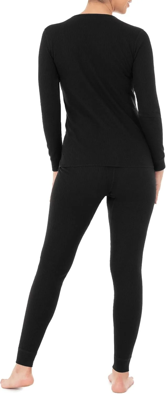 Fruit of the Loom Women's Micro Waffle Premium Thermal Set