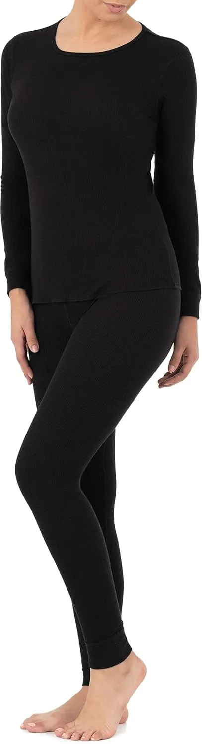 Fruit of the Loom Women's Micro Waffle Premium Thermal Set