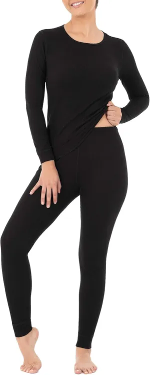 Fruit of the Loom Women's Micro Waffle Premium Thermal Set
