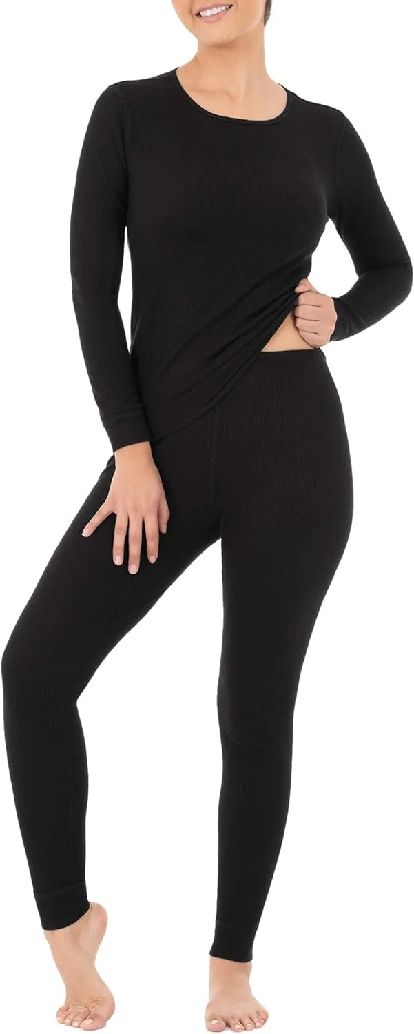 Fruit of the Loom Women's Micro Waffle Premium Thermal Set