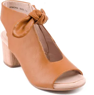 GC Shoes Women's Low Heeled Peep Toe Dress Pumps, 2.5 Inch Ankle Bootie Sandals, Casual & Dressy Block Heels