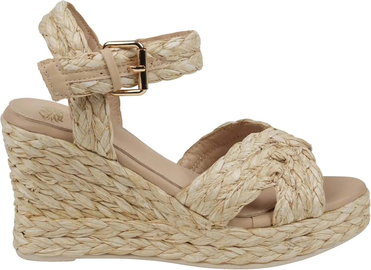 G.C. Shoes Women's Maya Cross Strap comfortable Wedge Sandals