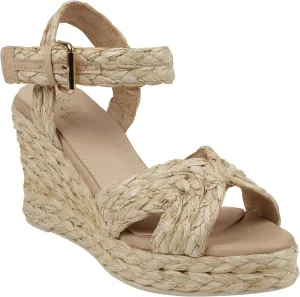 G.C. Shoes Women's Maya Cross Strap comfortable Wedge Sandals