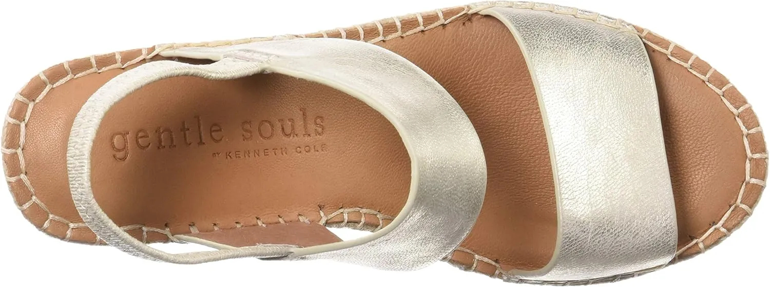 Gentle Souls by Kenneth Cole Women's Elyssa Two-Band Heeled Sandal