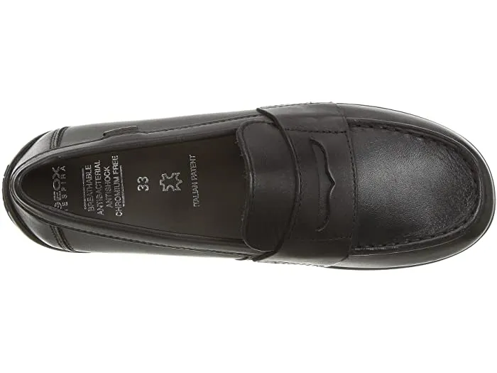 Geox Boys Dress Black Loafer J Fast Penny