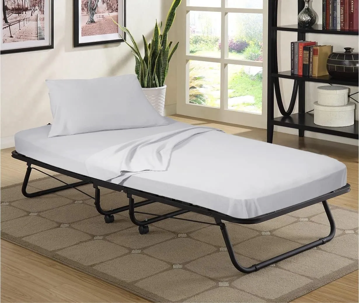 Gilbins 100% Combed T-Shirt Cotton Jersey Knit Camp/Bunk/Rv Sheet Set, 1 Fitted cot Sheet, 1 Flat Sheet, 1 Standard Pillow case Heather Grey