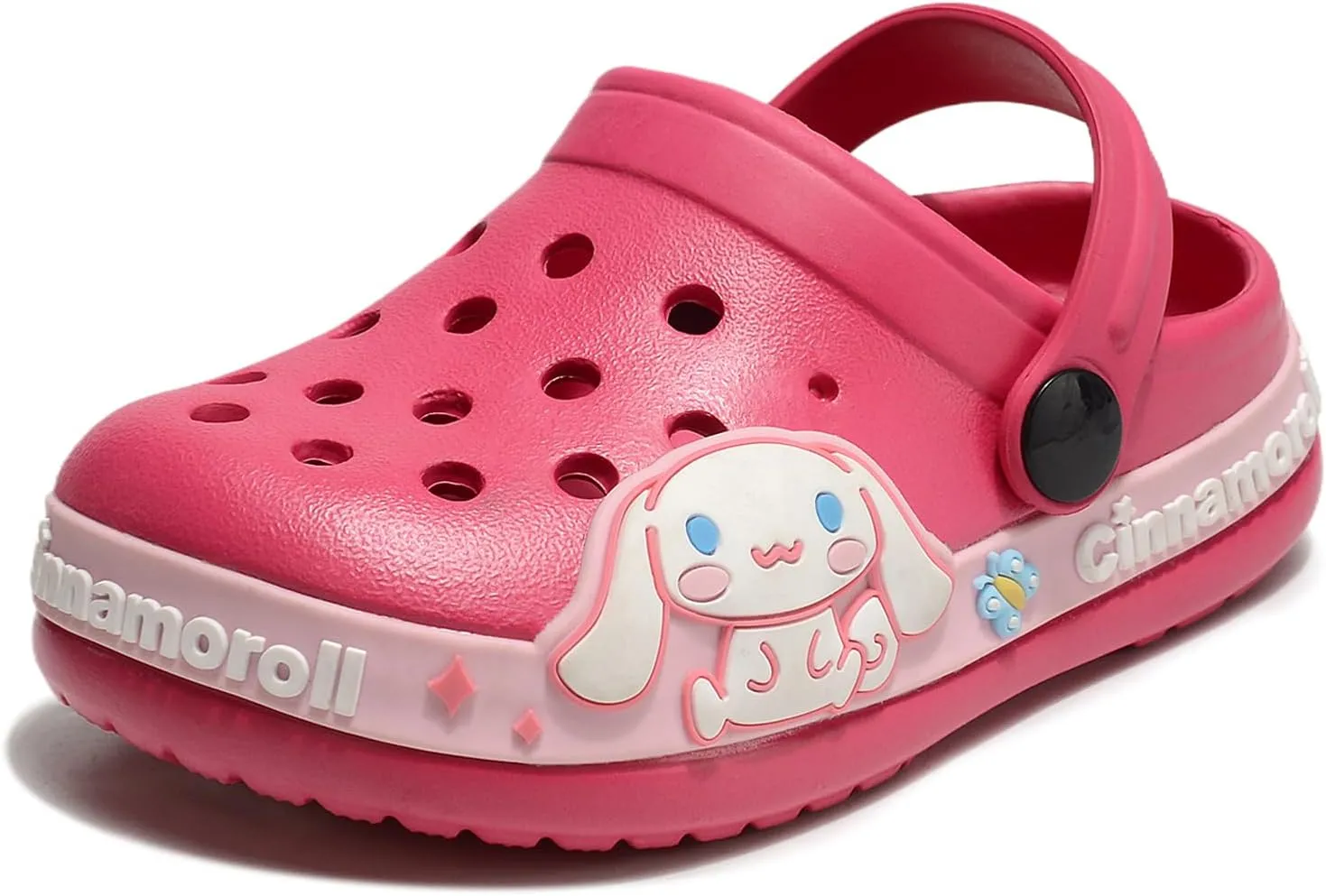 Girls Garden Clogs Breathable Lightweight Comfortable Non-Slip Cartoon Slippers for Toddlers Little Kids,Beach Sandals