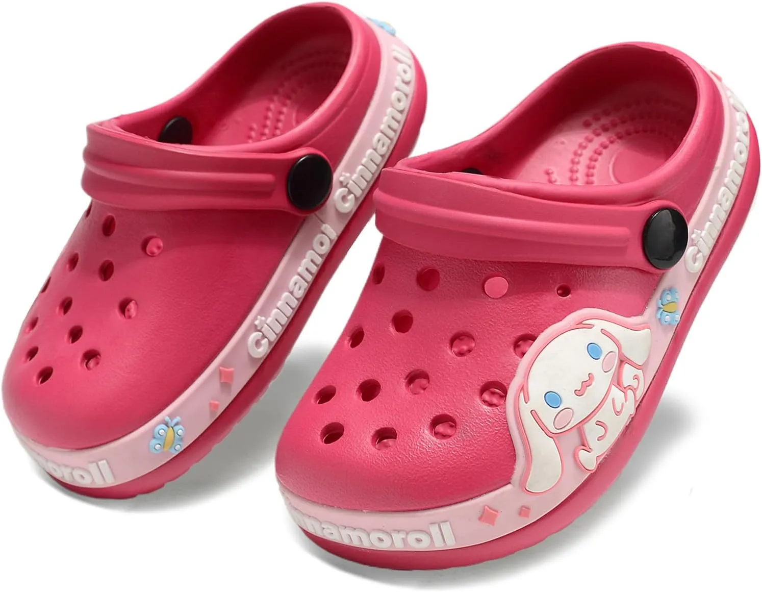 Girls Garden Clogs Breathable Lightweight Comfortable Non-Slip Cartoon Slippers for Toddlers Little Kids,Beach Sandals