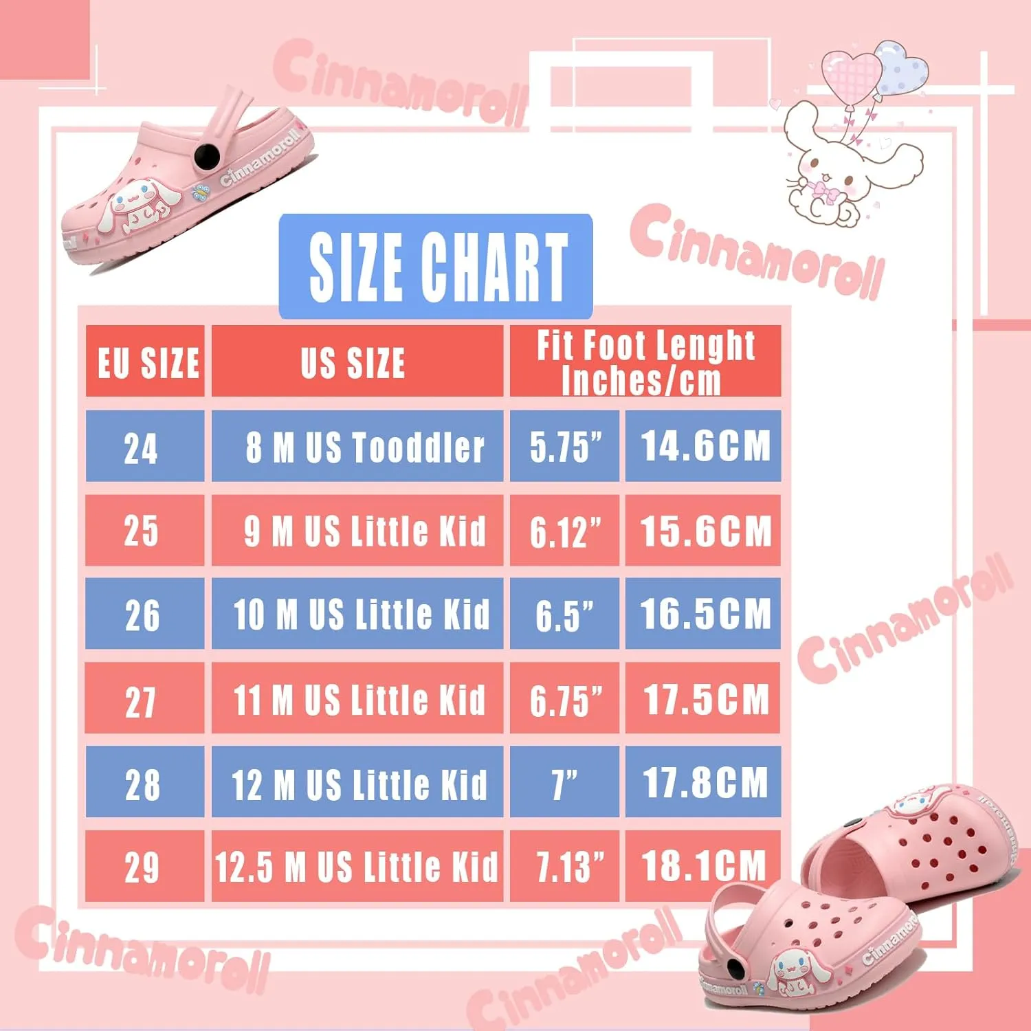 Girls Garden Clogs Breathable Lightweight Comfortable Non-Slip Cartoon Slippers for Toddlers Little Kids,Beach Sandals