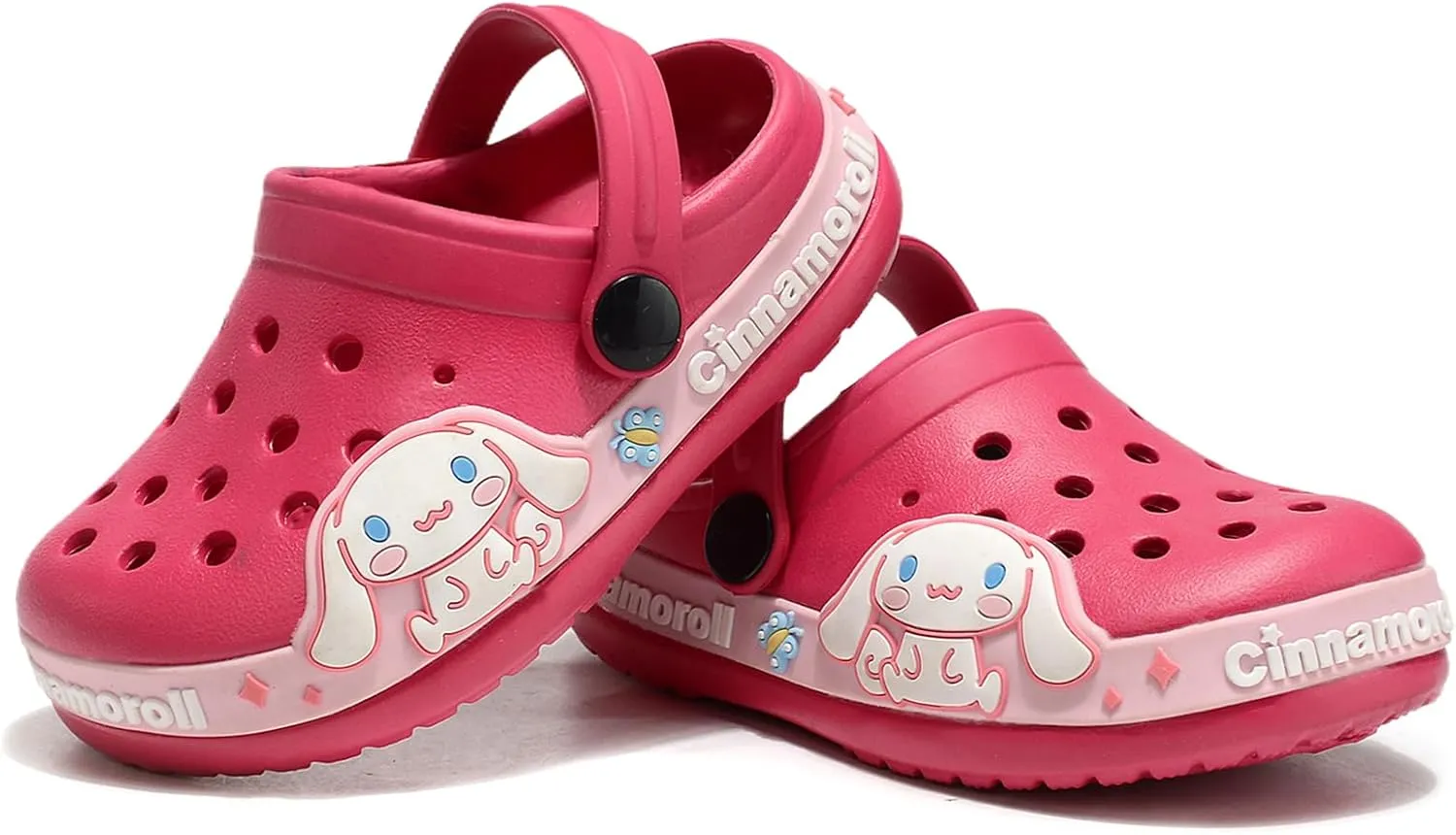 Girls Garden Clogs Breathable Lightweight Comfortable Non-Slip Cartoon Slippers for Toddlers Little Kids,Beach Sandals