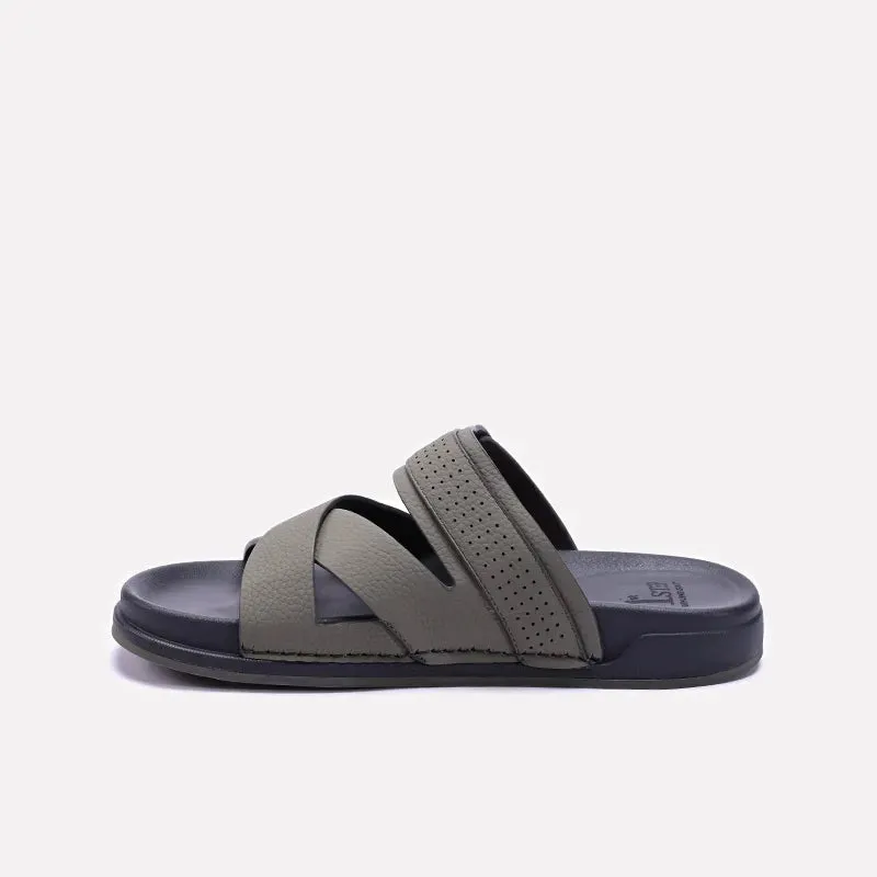 Gray Soft Casual Slippers 0151120