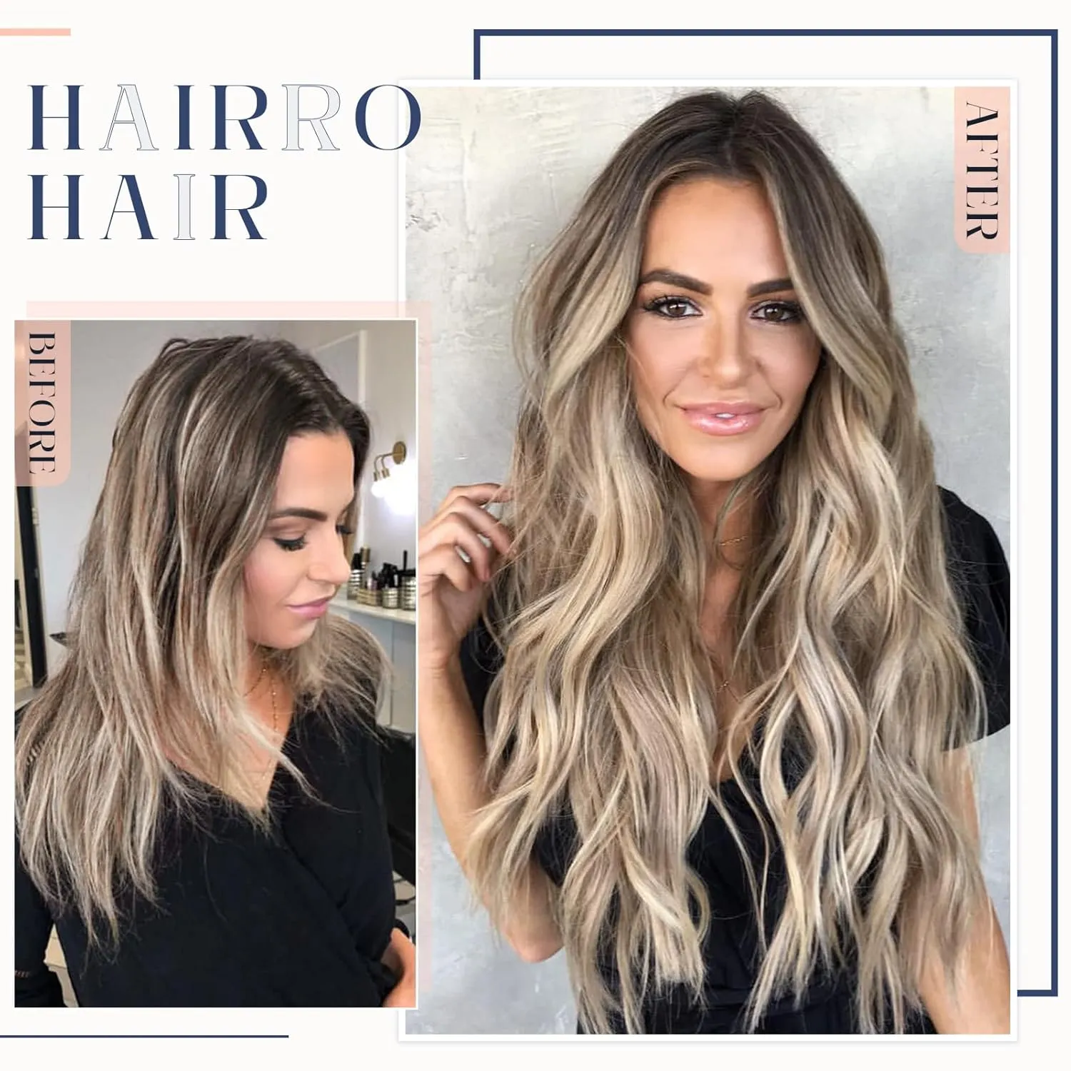 Hairro Pre Bonded Fushion Hair Extensions Nail Tip Human Hair Keratin U Tip Hairpieces Utip Remy Glue Stick Flat Tipped Hairpiece For Women 100 Strands 14" 50g #60 Platinum Blonde