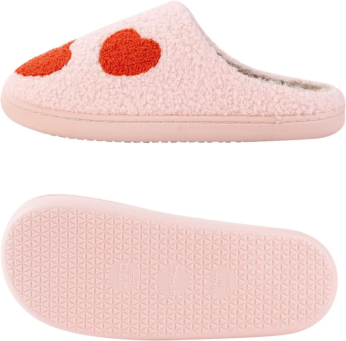Halloween Pumpkin Slippers for Womens Mens Cute Cartoon Slippers Plush Warm Memory Foam Shoes