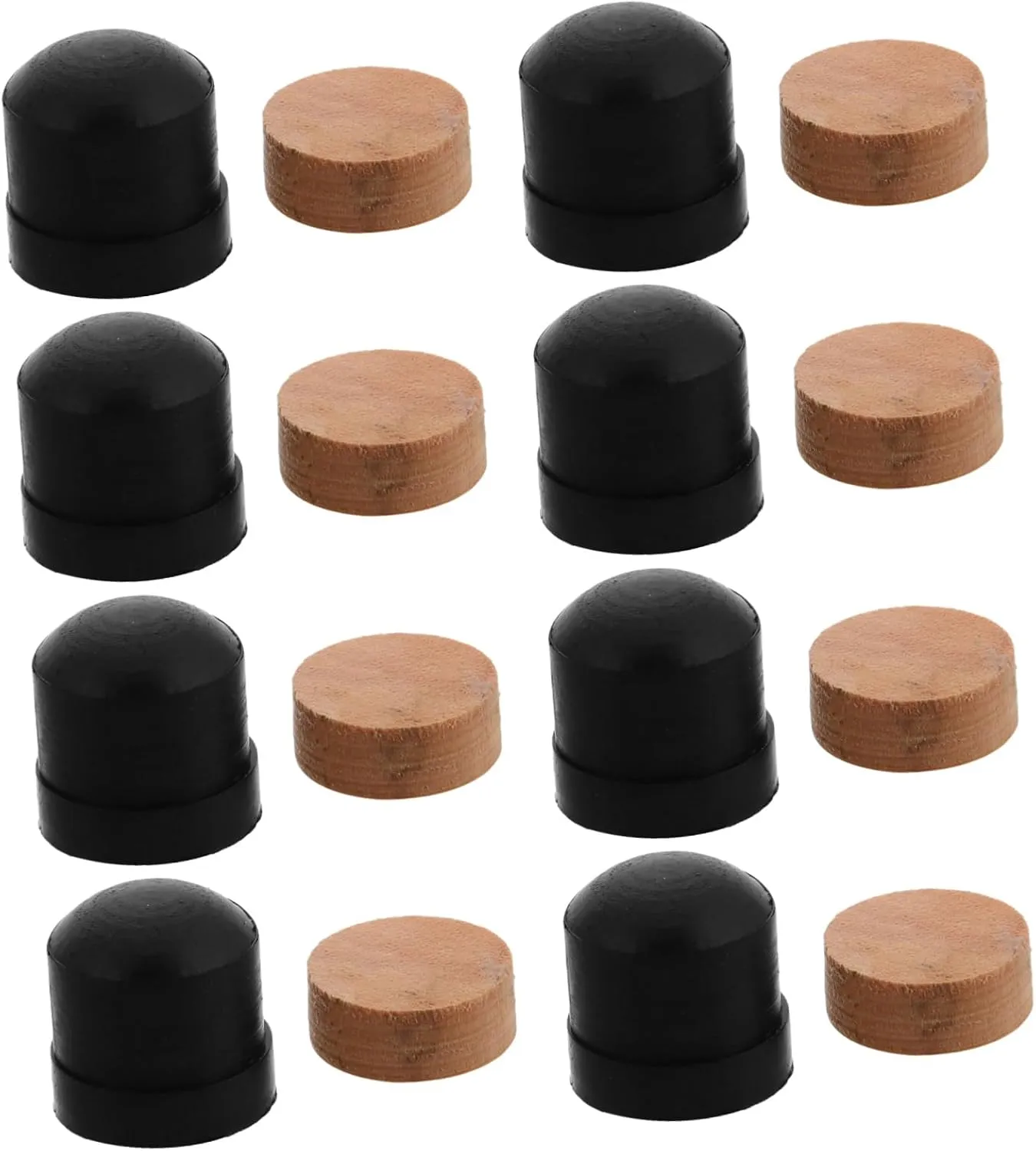 HANABASS 10pcs Water Key Cork Pad and Slide Rubber End Bumper Kit for Trumpet Replacement Parts Leak Resistant Design Comprehensive for Optimal Instrument Performance