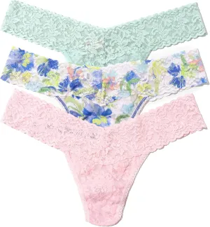 hanky panky, Signature Lace Low Rise Thong 3 Pack, One Size fits 2-12