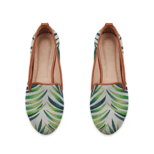 Havana Espadrille Green Leafs