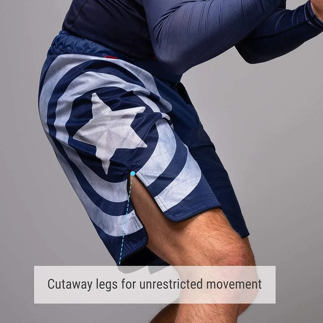 Hayabusa Mens Marvel Hero Elite BJJ Fight Shorts
