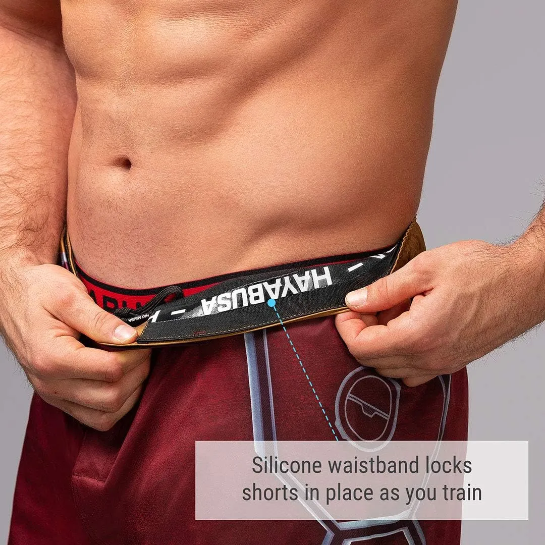 Hayabusa Mens Marvel Hero Elite BJJ Fight Shorts