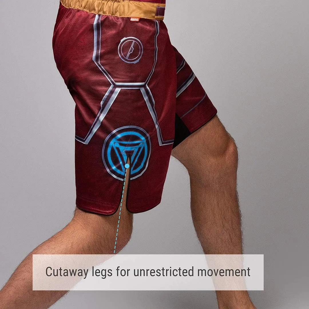 Hayabusa Mens Marvel Hero Elite BJJ Fight Shorts