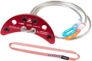Heavy Duty Anchor Point with 2 Hanging Rings for Rock Climbing and Hiking - Aluminum Alloy & Stainless Steel - Ideal for High Worker's Use