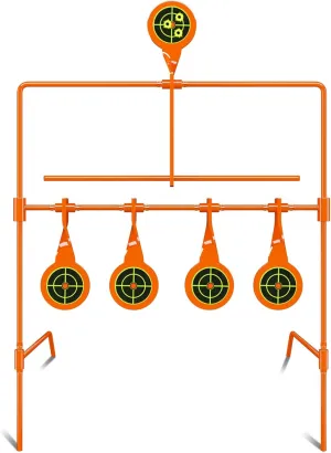 Highwild Resetting Target, Rated for .22 Rimfire - Large Size and 2.5 Inch Shooting Targets | Pop-Up Steel Prairie Dog