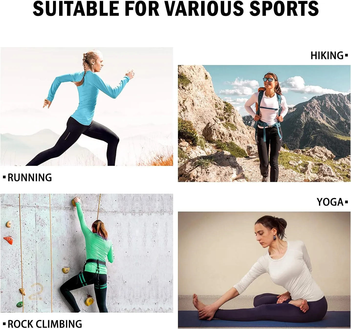 isnowood Women's Sun Protection Long Sleeve Shirts, UPF 50  UV Rash Guard Swim Shirt, Workout Hiking Running Athletic Tops